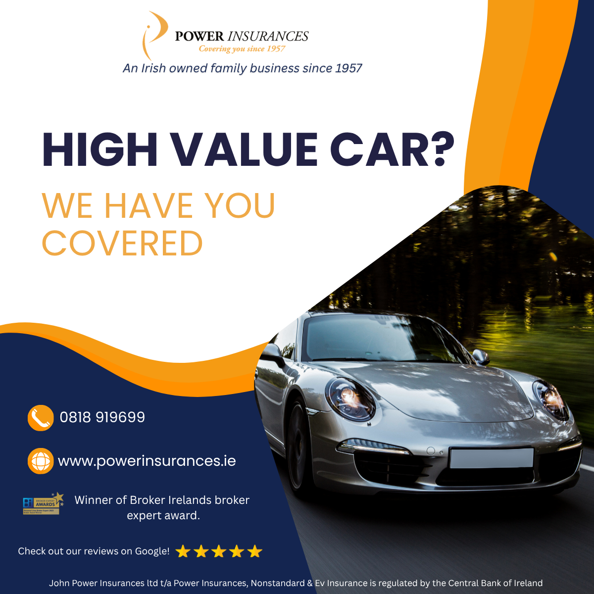 High value car insurance solutions